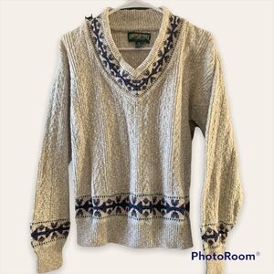 American Eagle Vintage Sweater size small cream